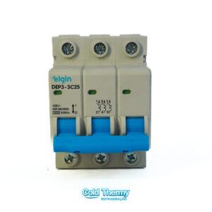 Disjuntor Tripolar WEG MDW – Curva C – 400V (Proteção Trifásica)