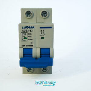 Disjuntor Bipolar WEG MDW – Curva C – 415V (Proteção Bifásica)