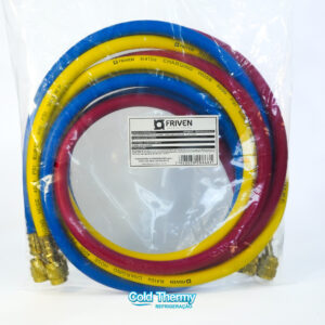 Jogo de Mangueiras para Manifold Friven – 60" (150cm) – Alta Pressão 800/4000 PSI