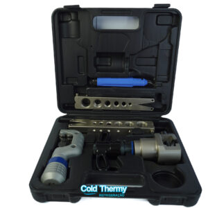 Kit Flangeador Excêntrico com Catraca e Cortador Profissional