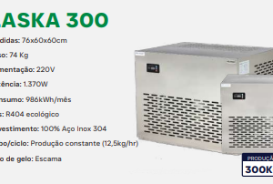Máquina de Gelo Alaska 300 - Escama