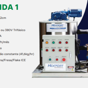 Máquina de Gelo em Escama Antártida 1 – Hexport (1 Tonelada/dia)