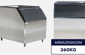 Reservatório de Gelo Iglu 260kg – Hexport (Aço Inox 304)