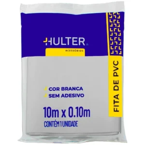FITA PVC S/ADESIVO 10M HULTER BRANCA